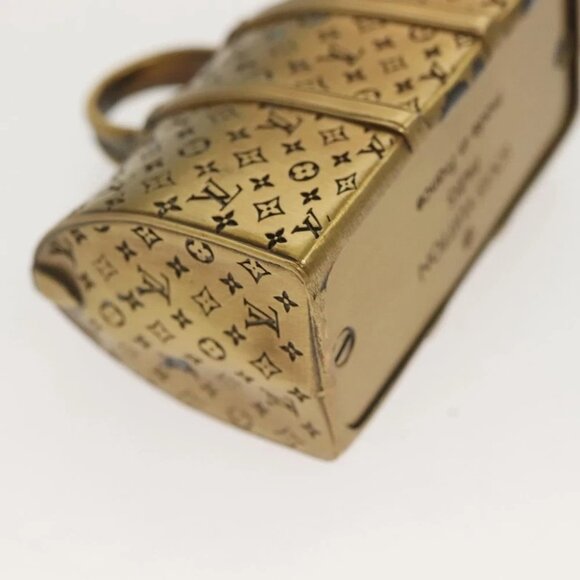 LOUIS VUITTON Paper weight metal Gold LV - Picture 9 of 14